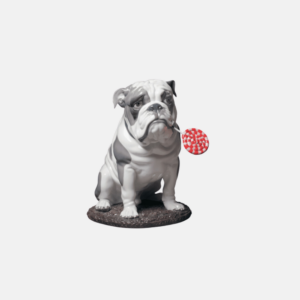 Bulldog With Lollipop Figurine