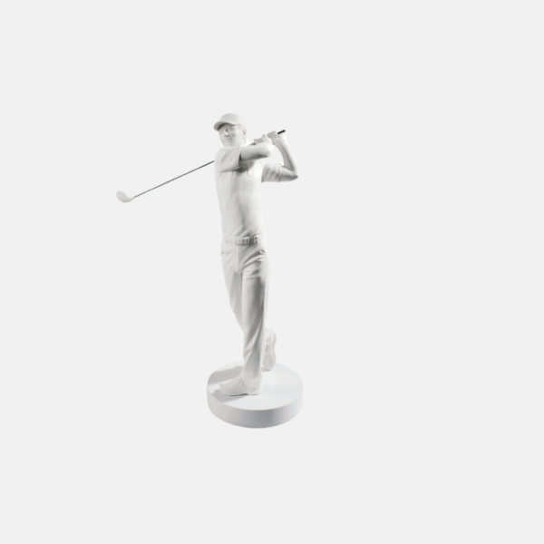 Golf Champion Man Figurine