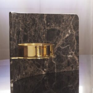Corvus Small Marquina Candle Holder-Corsm