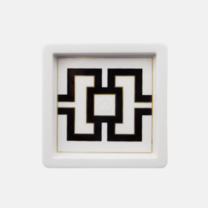 Royal Palace Black With Gold Contour "Uni" White Rim