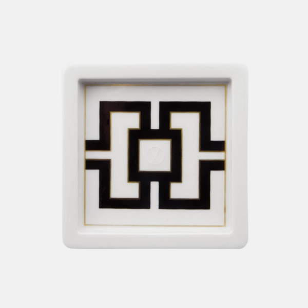 Royal Palace Black With Gold Contour "Uni" White Rim