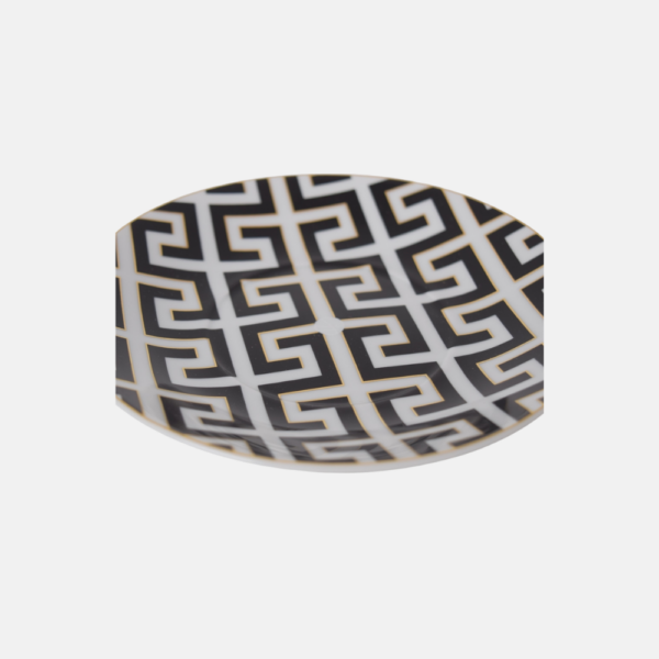 Royal Palace Black With Golden Cotour White Rim