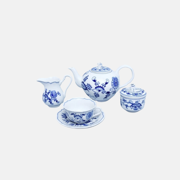 Blue Onion White Rim