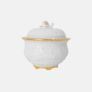Swan Gold Border Gold Rim