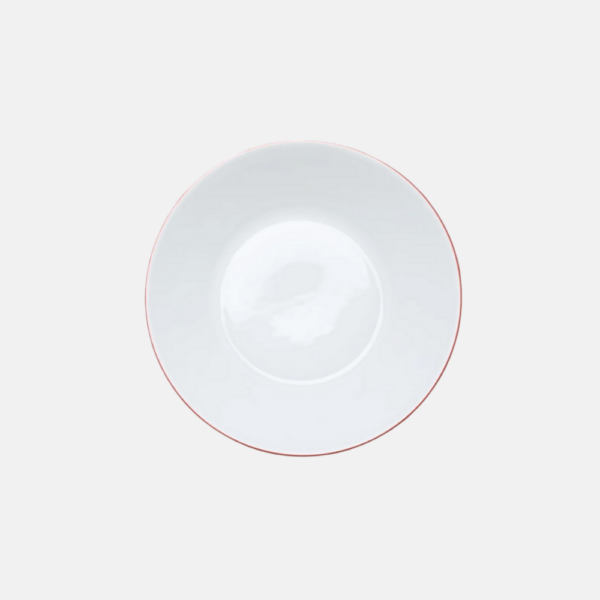 Without Decoration With Red Rim